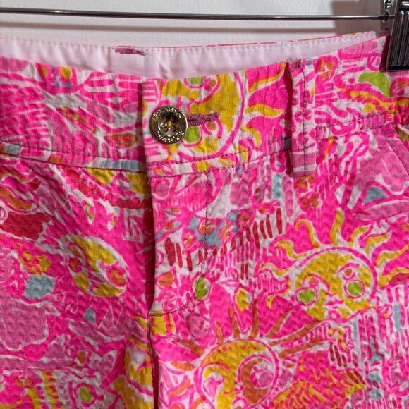 Lilly Pulitzer Callahan 5” Shorts Pink Pout More KINIS in The Keys Size 2 - Picture 7 of 16
